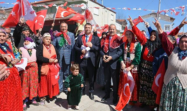 Milletvekili Taytak’a miting gibi karşılama
