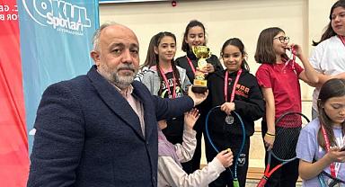 Okul Sporları küçükler tenis müsabakaları tamamlandı