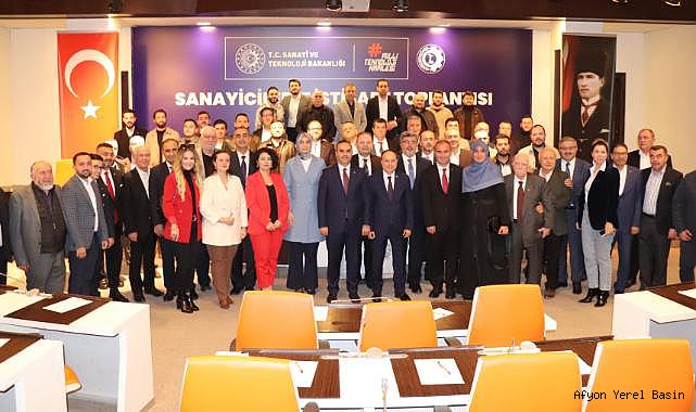 SANAYİ VE TEKNOLOJİ BAKANI KACIR, ATSO’DA SANAYİCİ VE İŞ İNSANLARINA HİTAP ETTİ