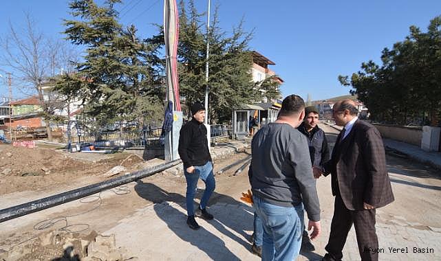 Sandıklı'da Altyapı ve Ulaşım Projeleri Tamamlanma Aşamasında