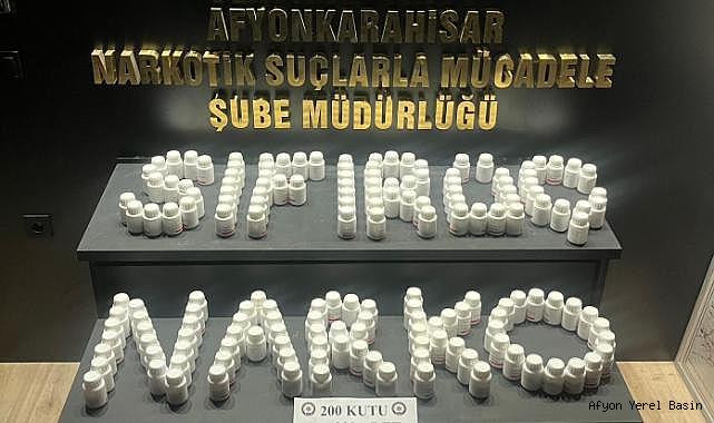 Sentetik Ecza Maddesi Yakalandı.