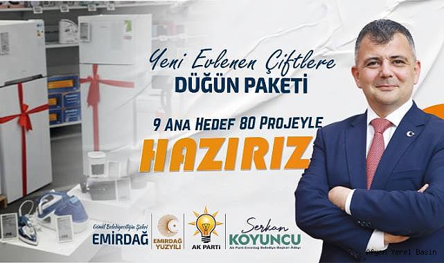 Serkan Koyuncu'dan Emirdağ'da Dünya Evine Girecek Gençlere Müjde