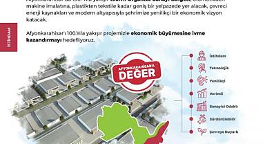 Uluçay’dan Afyonkarahisar için dev proje; 100. Yıl OSB Bölgesi