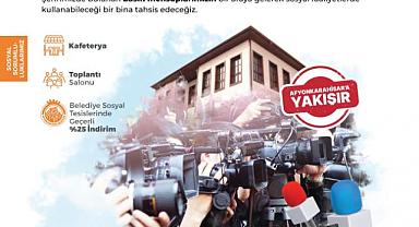 Uluçay’dan basın mensuplarına özel lokal ve STK’lar içinde ortak yerleşke projesi