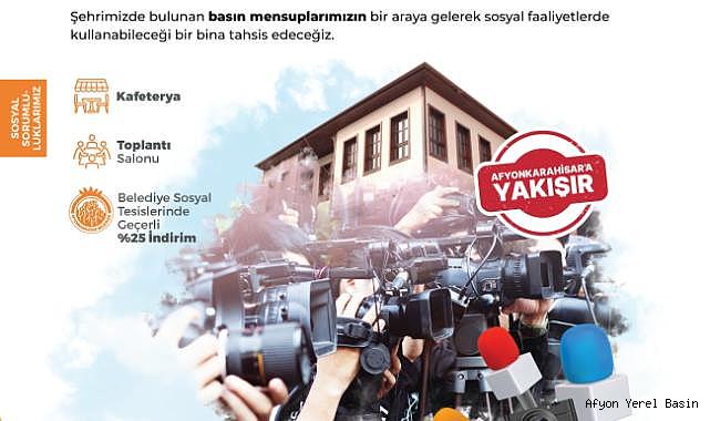 Uluçay’dan basın mensuplarına özel lokal ve STK’lar içinde ortak yerleşke projesi