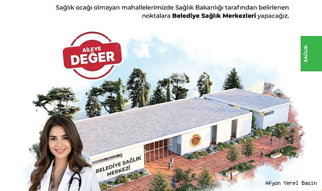 Uluçay’dan mahallelere belediye sağlık merkezi projesi