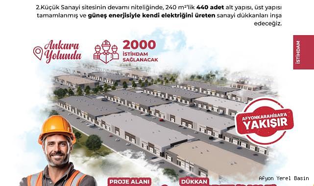 Uluçay’ın 2. Küçük Sanayi Sitesi genişletme projesiyle 2000 kişi istihdam edilebilecek