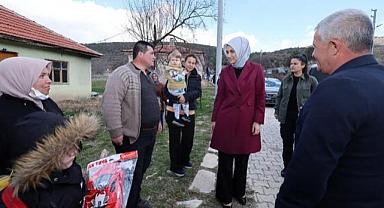 Vali Doç. Dr. Kübra Güran Yiğitbaşı ve Kaymakam Önder Çengel, Şeyhyahşi köyünde ziyaretlerde bulundu.