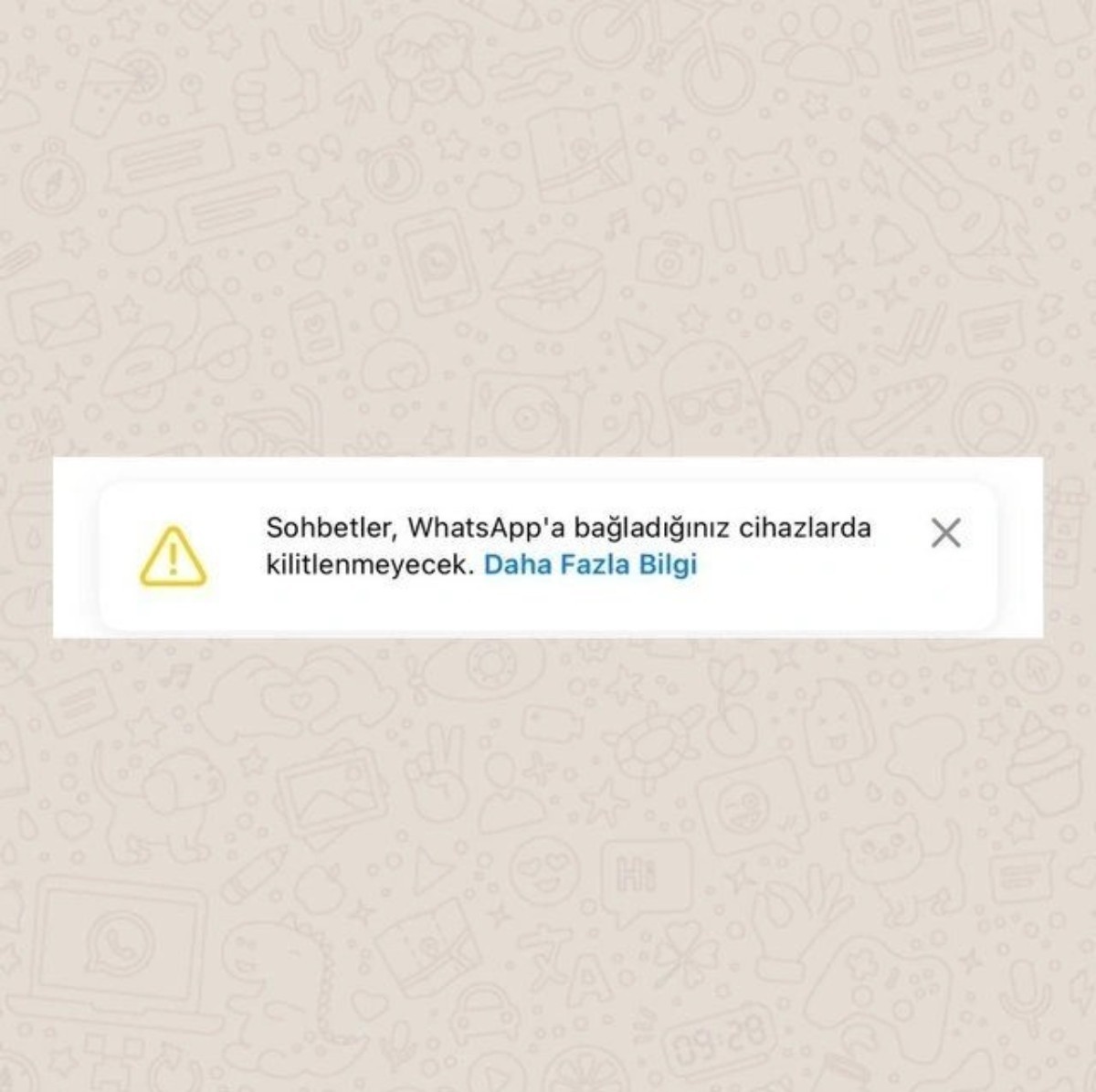 WhatsApp sohbetleri kilitleme