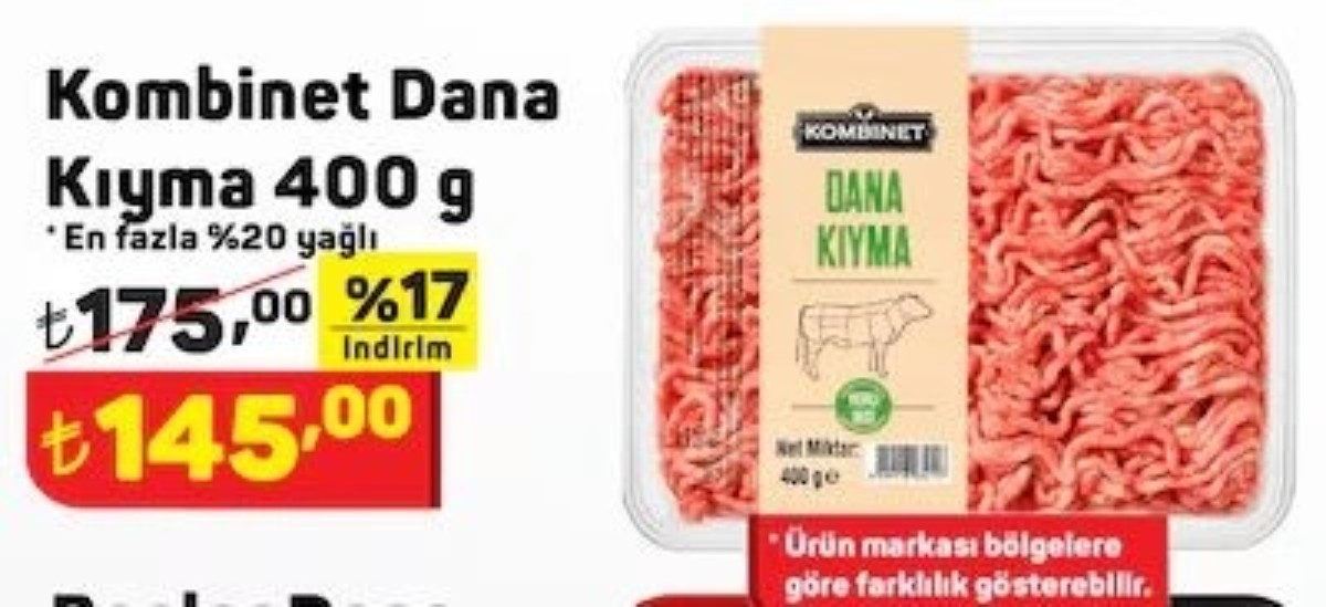A101 kırmızı et fiyatlarında damping yaptı