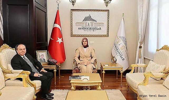 Afyonkarahisar Valisi, Ticaret ve Sanayi Odası Başkanı ile Kent Ekonomisini Görüştü