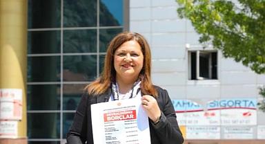  BAŞKAN BURCU KÖKSAL BELEDİYENİN BORCUNU AÇIKLADI