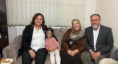 Başkan Köksal’ın ilk ziyareti Şehit ailesine