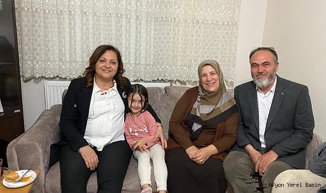 Başkan Köksal’ın ilk ziyareti Şehit ailesine