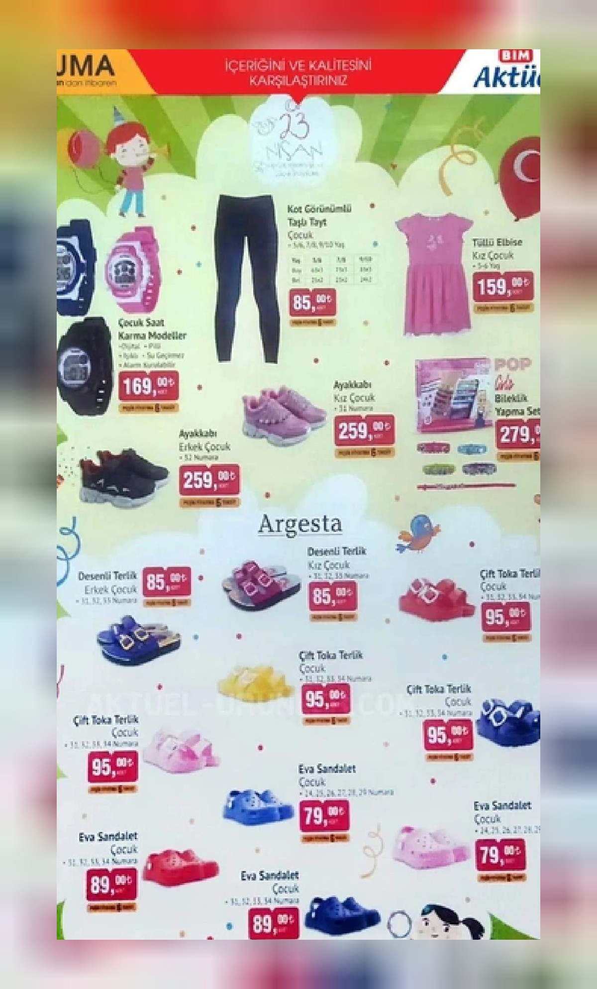 bim elbise indirimleri