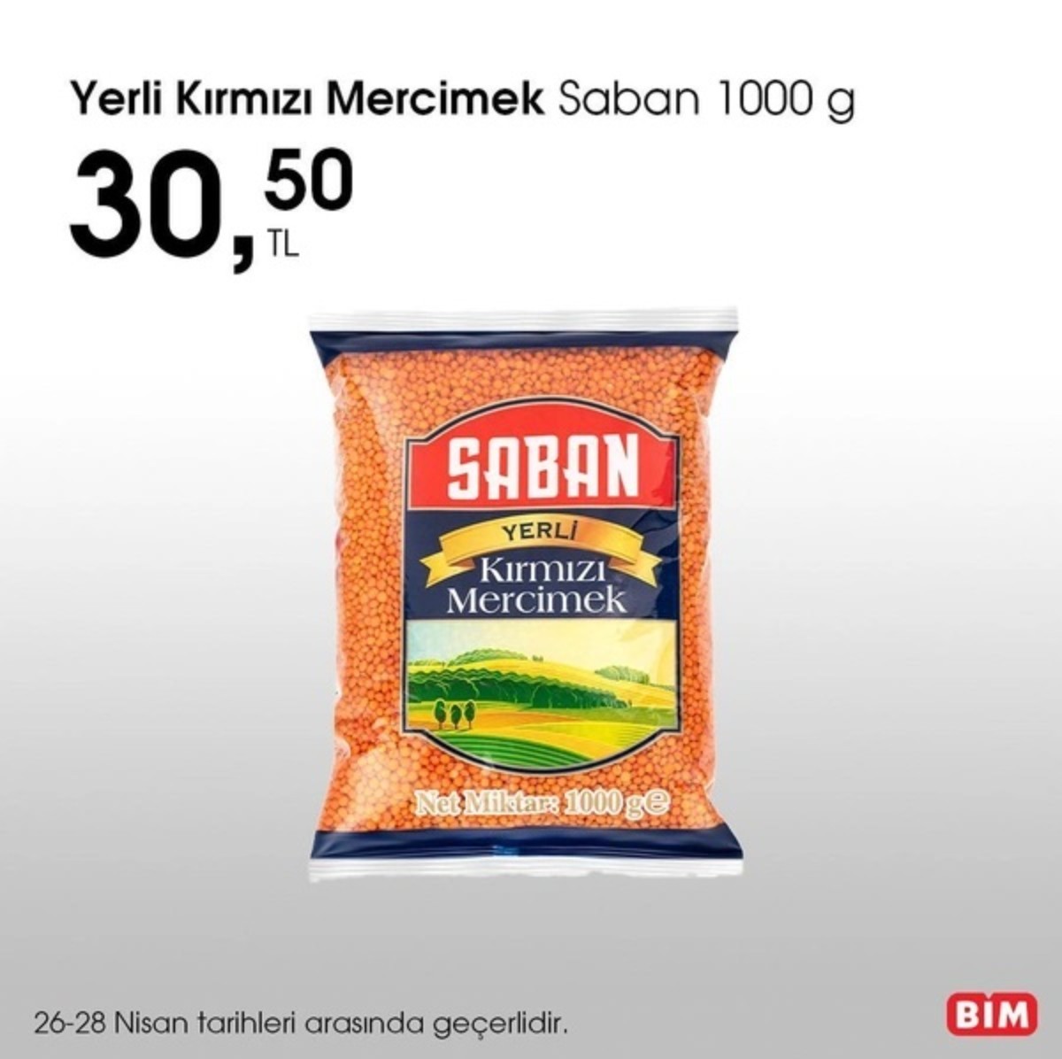 BİM'in 26-28 Nisan Aktüel Ürünleri