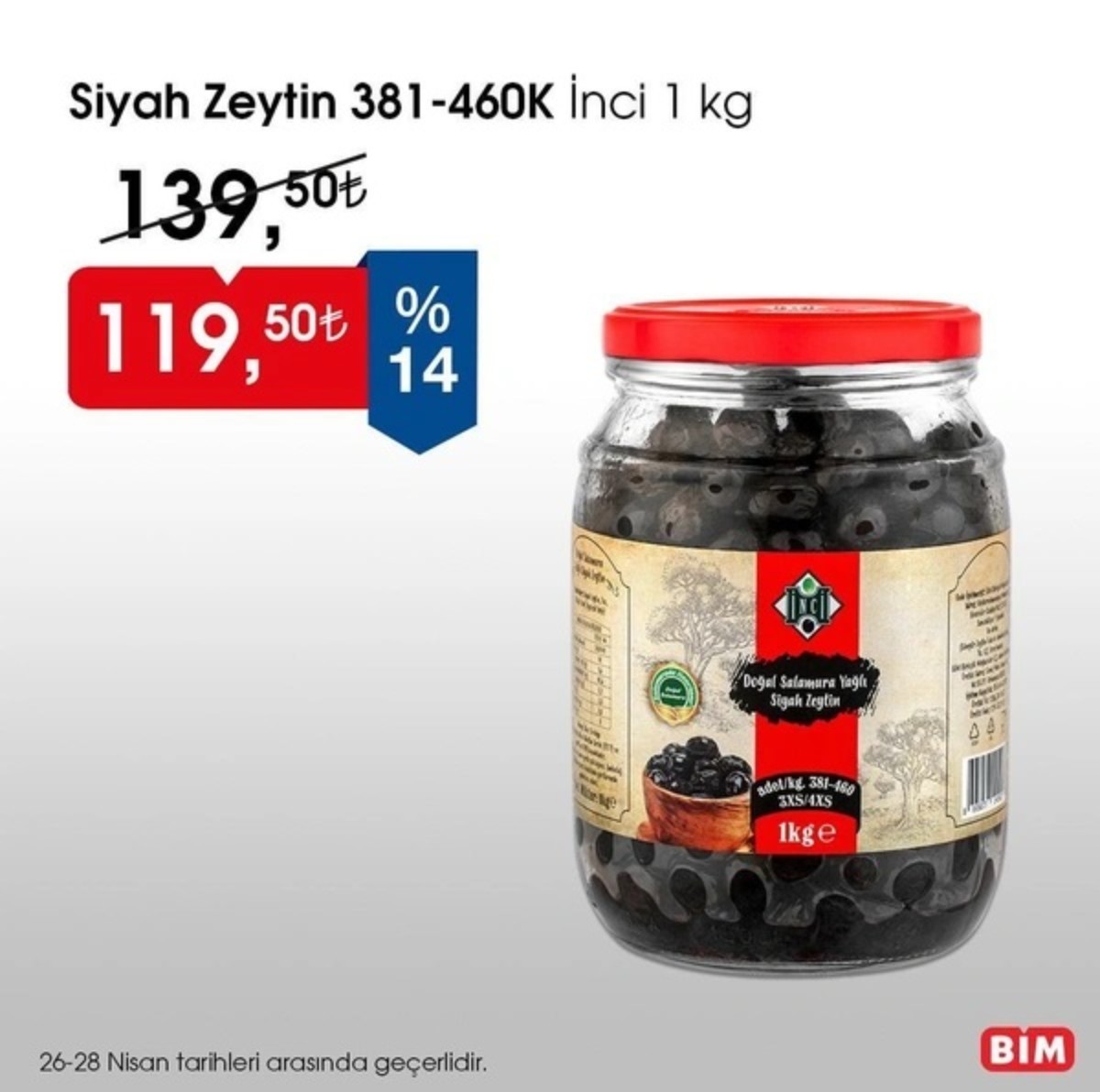 BİM'in 26-28 Nisan Aktüel Ürünleri
