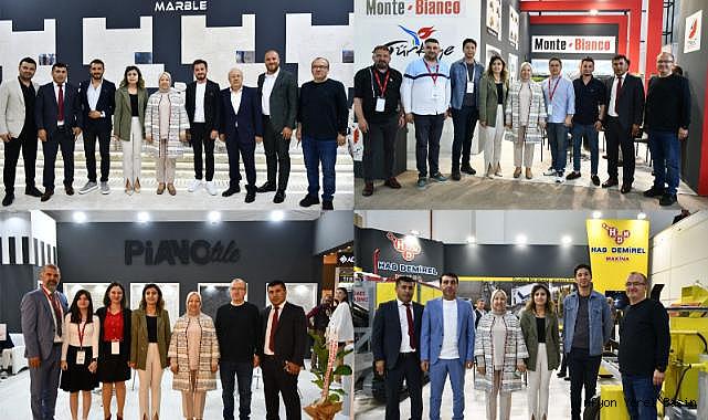 İMİOSB Yönetimi, MARBLE İZMİR Fuarında İscehisarlı Firmaları Ziyaret Etti!