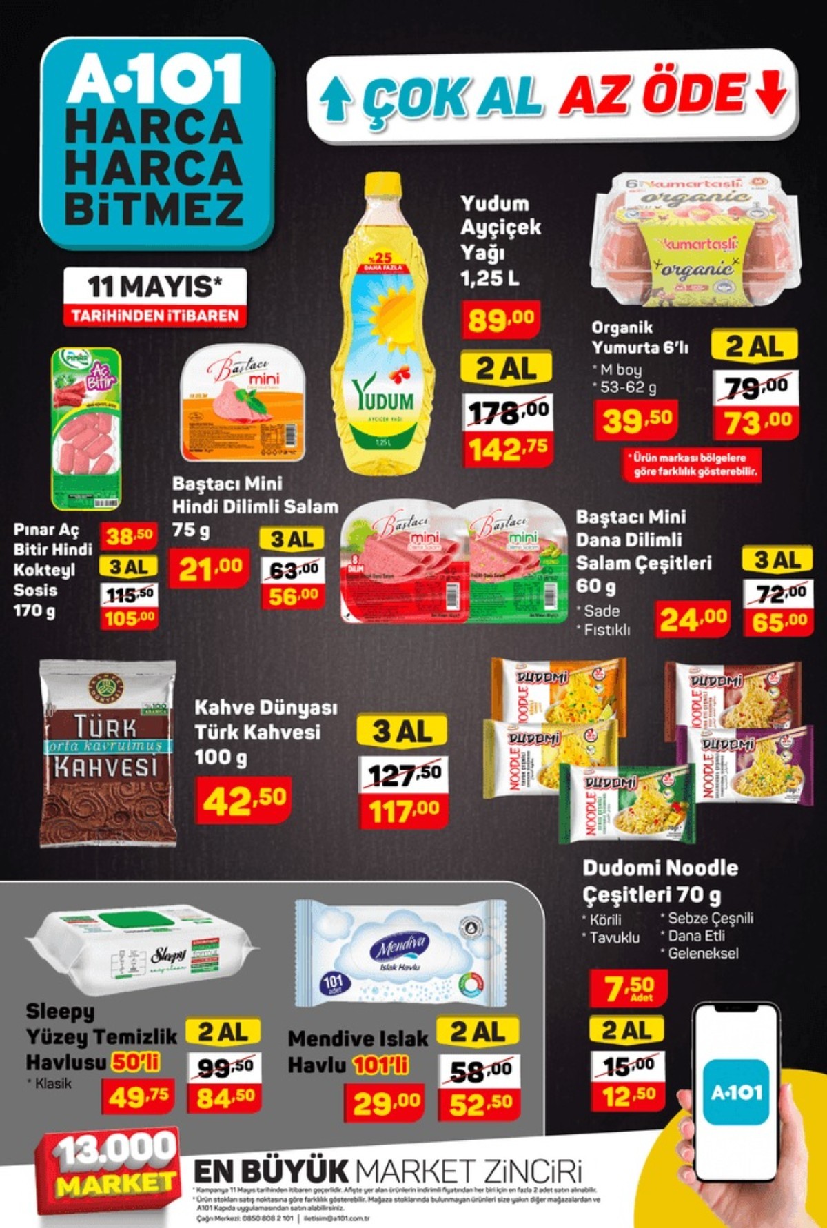 A101 11-17 MAYIS 2024 FİYAT LİSTESİ