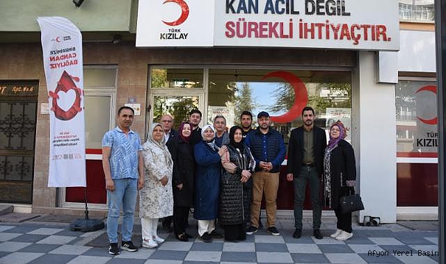 AK PARTİ İL TEŞKİLATI KAN BAĞIŞINDA BULUNDU