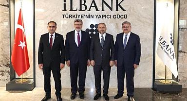 AK Parti milletvekillerinden İller Bankası Genel Müdürü Recep Türk'e ziyaret