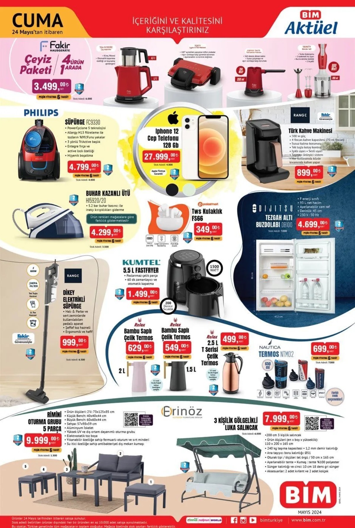 BİM 24 Mayıs 2024 Güncel Katalog