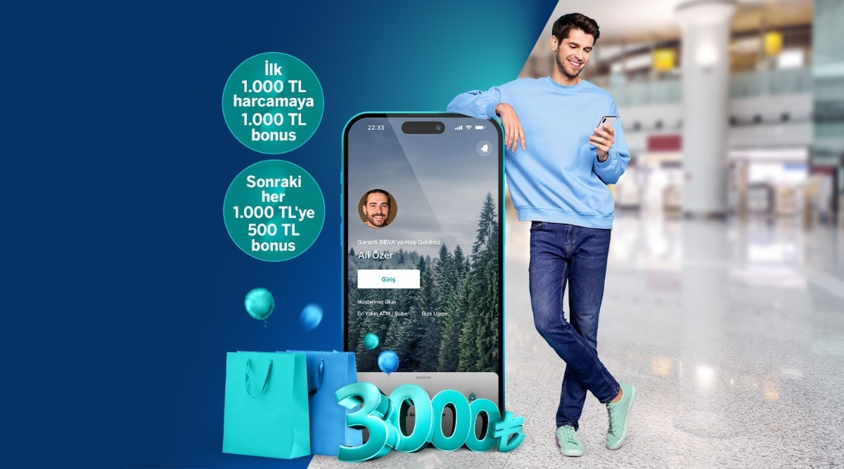 Garanti Bankası 3000 TL paranızı geri veriyor