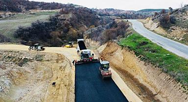 Hocalar – Çalca Grup Yolu Sıcak Asfalt Çalışmalarında Sona Gelindi