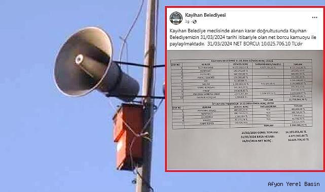 Kayıhan Belediyesi 10 Milyonluk Borcu Kamuoyuyla Paylaştı.!