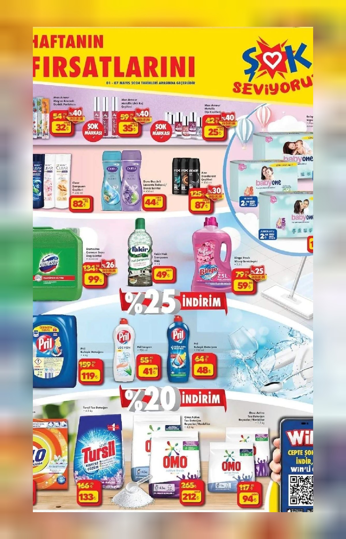 şok temizlik ürünü indirimleri