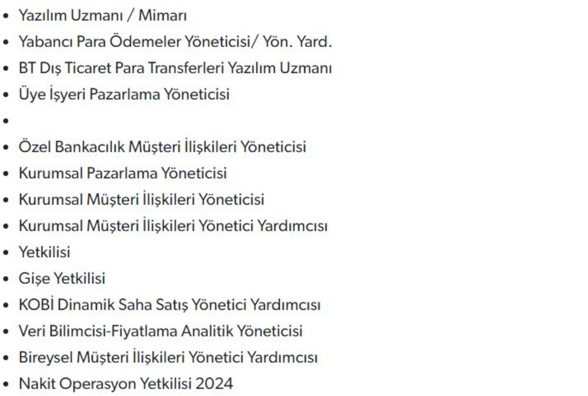 Yüksek maaşla Akbank personel alımı başladı