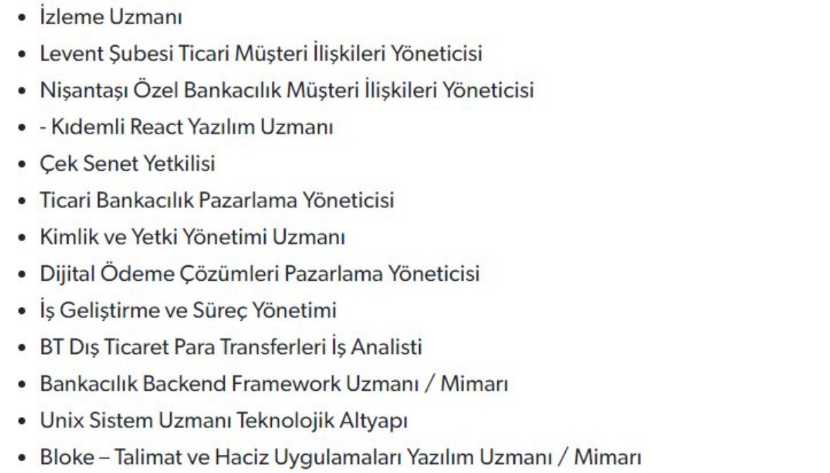 Yüksek maaşla Akbank personel alımı başladı