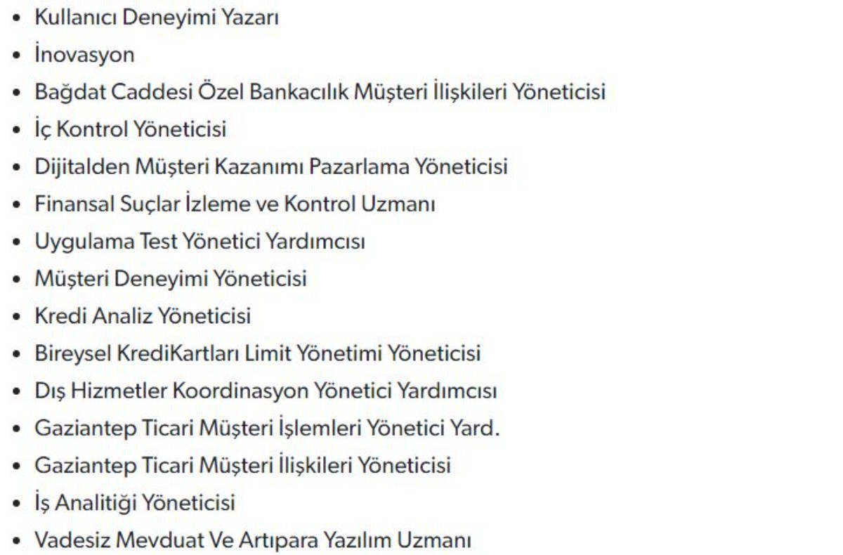 Yüksek maaşla Akbank personel alımı başladı