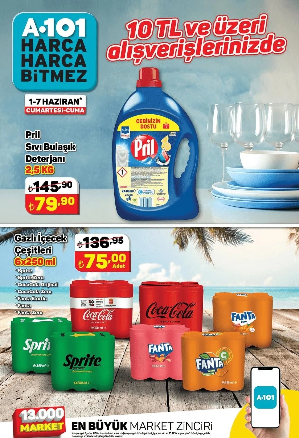 A101 İndirimli ürünler için fiyat listesi