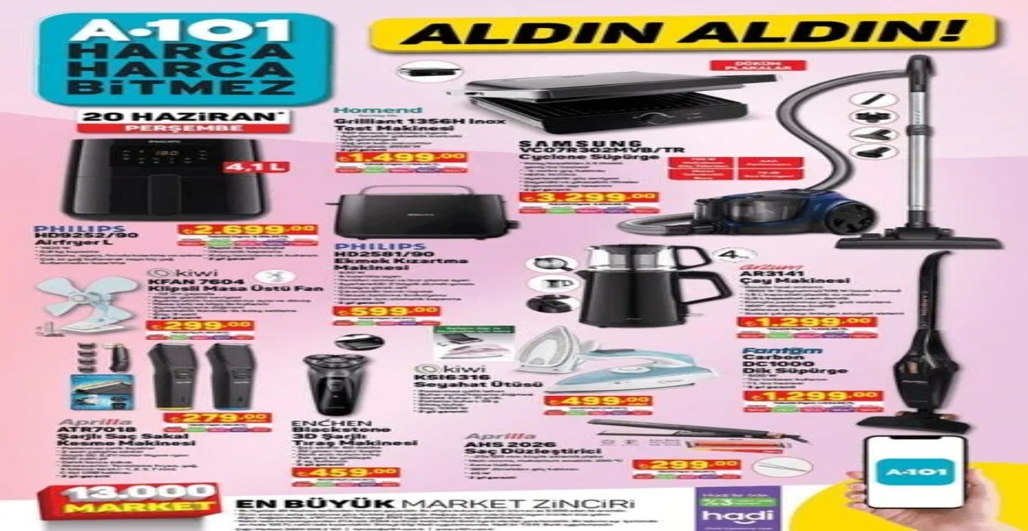 A101 SÜPÜRGE İNDİRİMİ