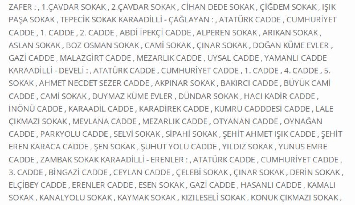 Afyonkarahisar'da 25 Haziran günü elektrik kesintisi