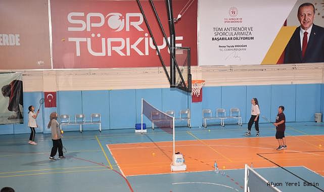 Afyonkarahisar'da Gençlik ve Spor Bakanlığı (GSB) Spor Okulları başladı,