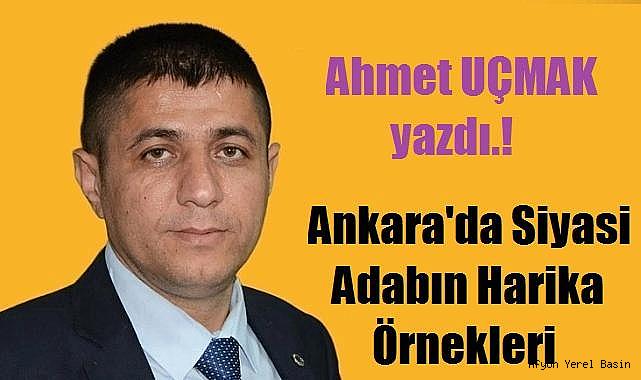 Ankara'da Siyasi Adabın Harika Örnekleri.!
