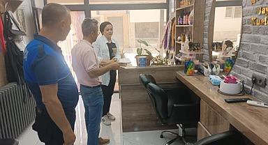Emirdağ'da Berber ve Kuaför Salonları Denetlendi