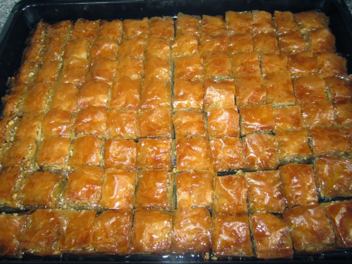 Hazır Yufkadan Baklava