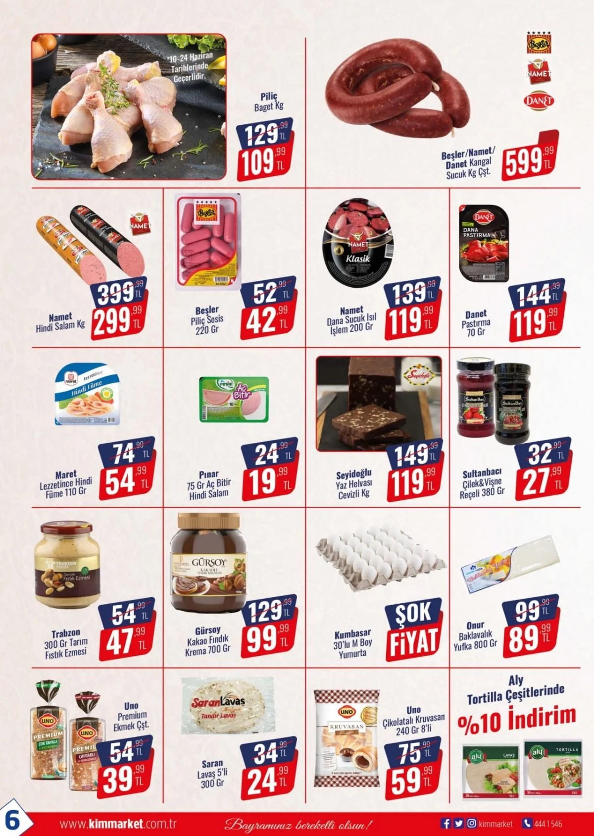 KİM Market 10-30 Haziran kataloğu