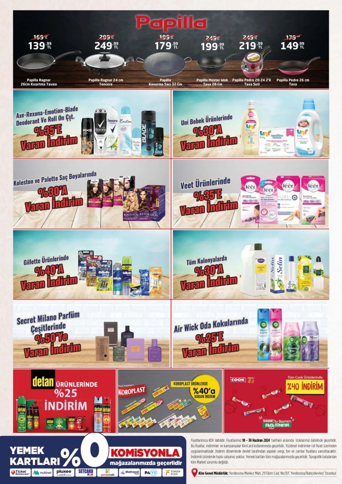KİM Market 10-30 Haziran kataloğu