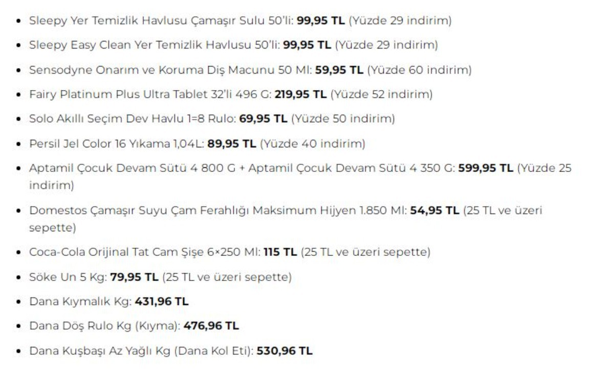 Migros aktüel ürünler kataloğu