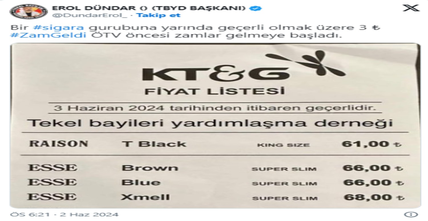 sigaraya zam hakkında