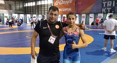 Taşoluk Spor Kulübü sporcusu Fatma Yılmaz Avrupa Güreş Şampiyonasında Finalde!