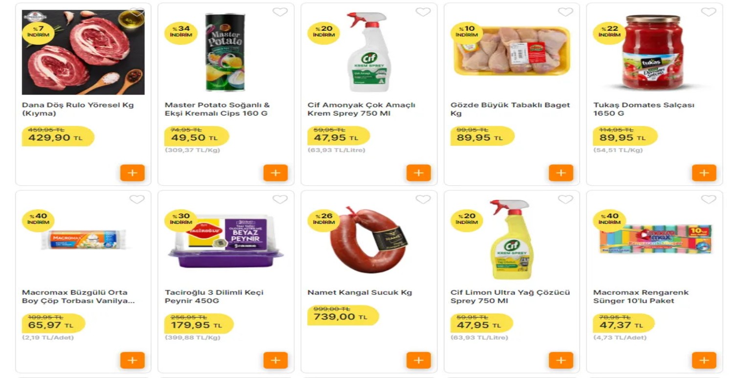 Tavuk baget, kasap köfte, sucuk ve salça indirimde! Migros'tan 100 üründe dev aktüel indirim