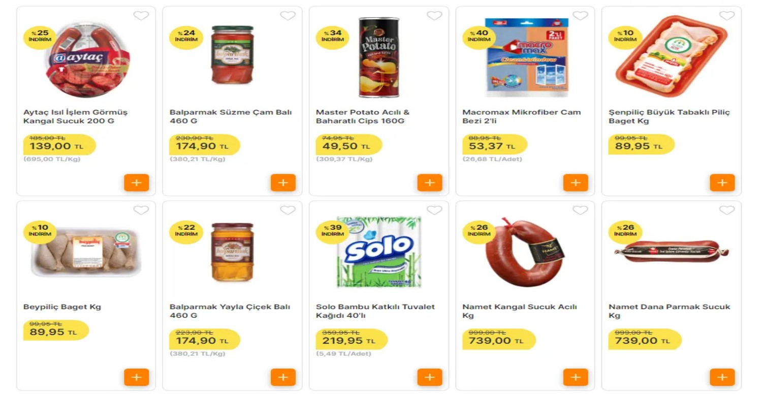 Tavuk baget, kasap köfte, sucuk ve salça indirimde! Migros'tan 100 üründe dev aktüel indirim