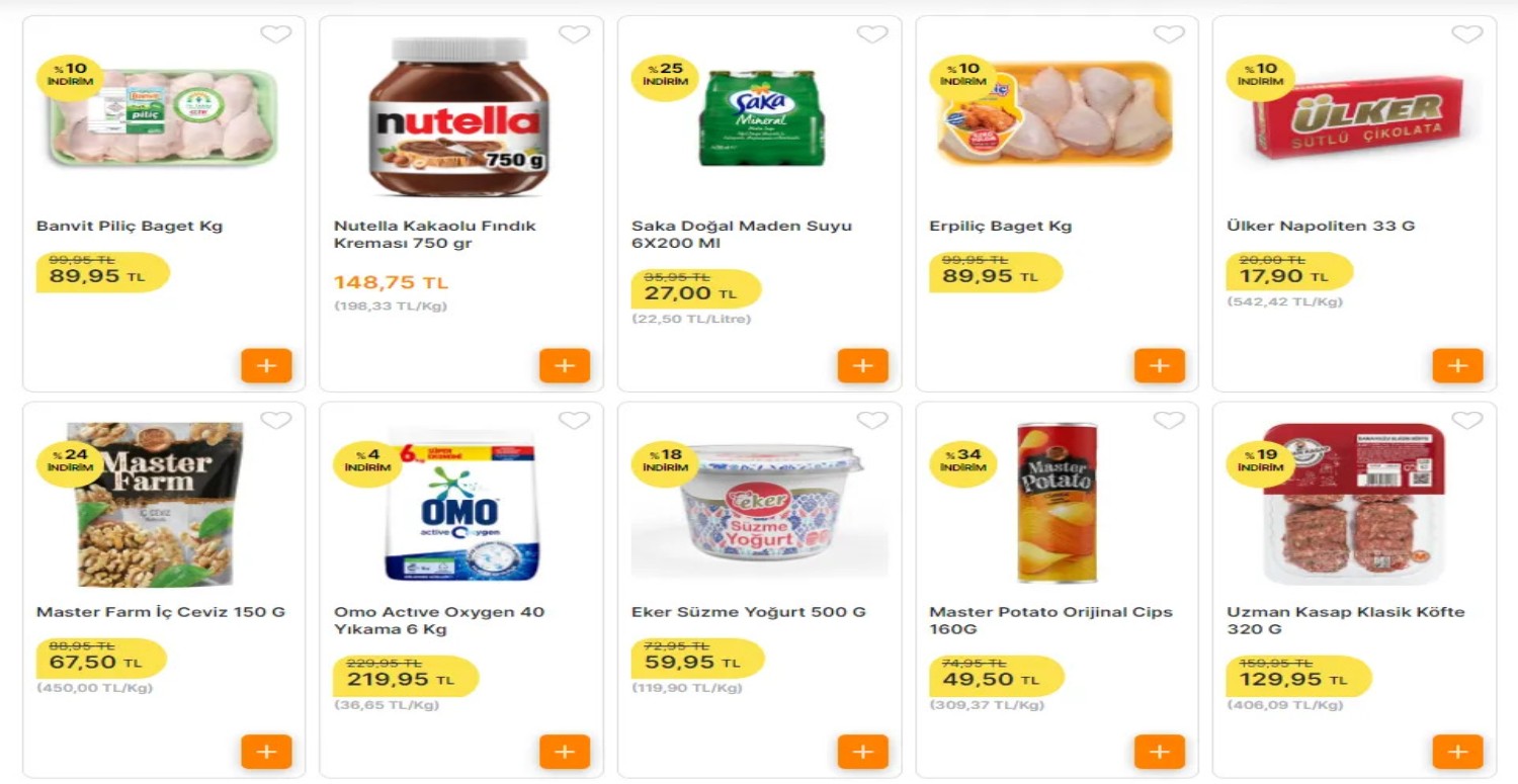 Tavuk baget, kasap köfte, sucuk ve salça indirimde! Migros'tan 100 üründe dev aktüel indirim