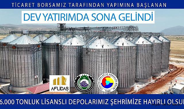 ’’ TİCARET BORSASININ DEV YATIRIMINDA SONA GELİNDİ ’’