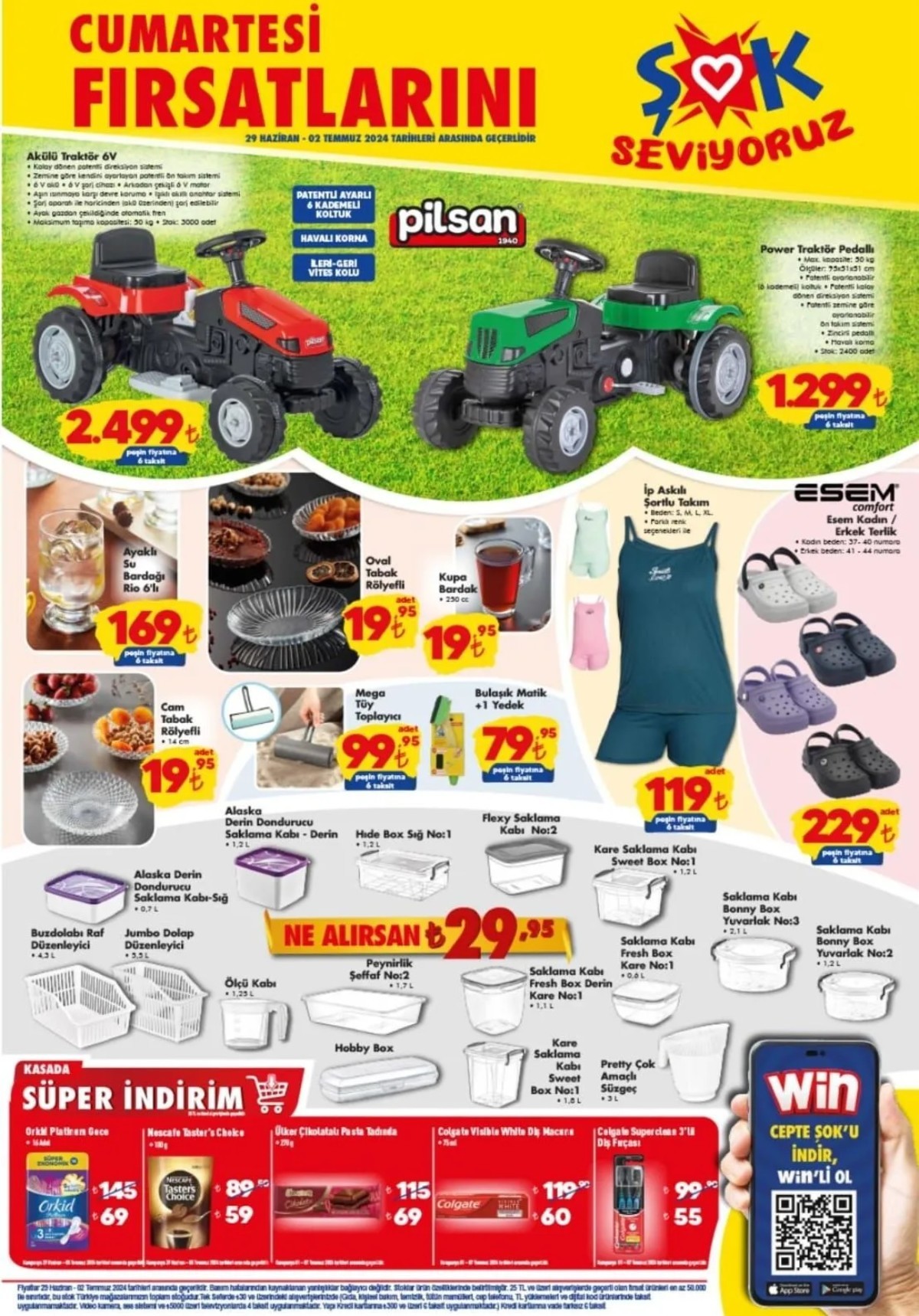 29 HAZİRAN ŞOK MARKET AKTÜEL ÜRÜNLER